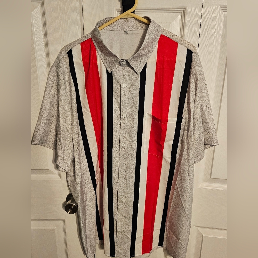 Mens size 3X OHIO STATE button up shirt.